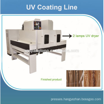 High glossy desktop uv coating machine